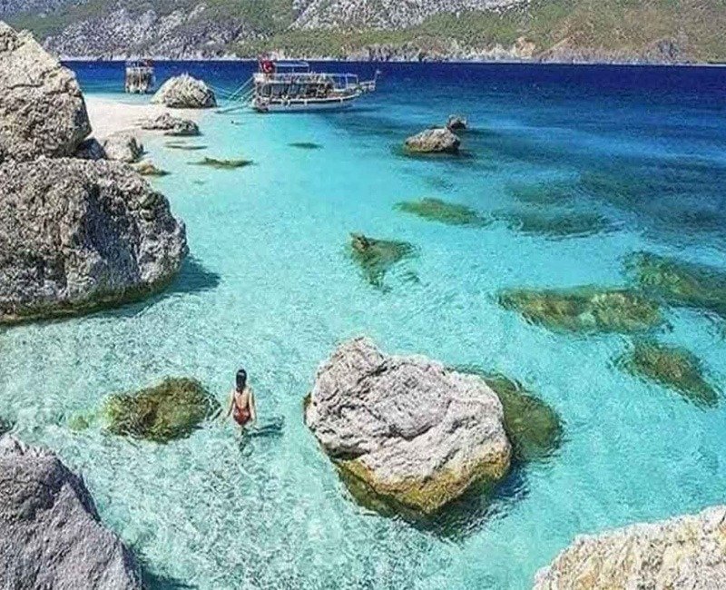 Wycieczka ?odzi? Adrasan Suluada